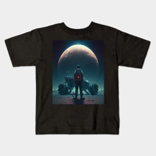 The rocket boy Kids T-Shirt